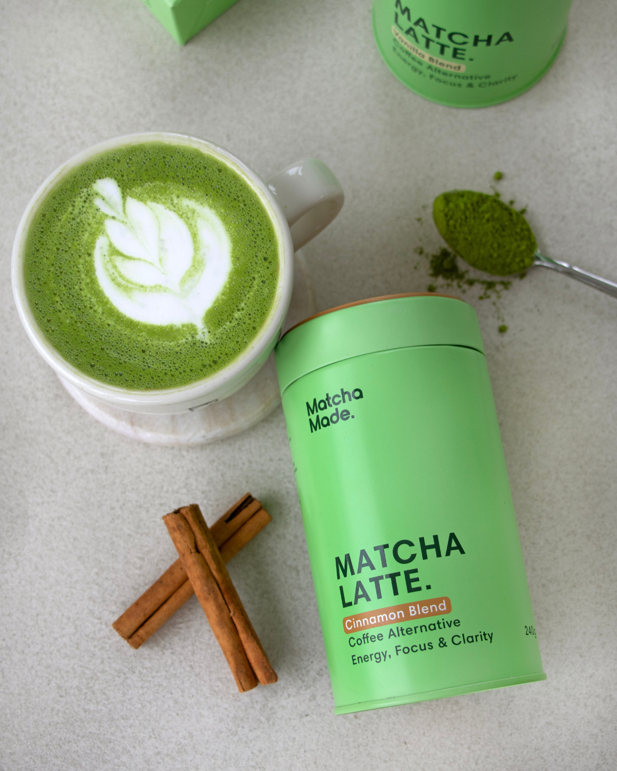 Cinnamon Matcha Latté