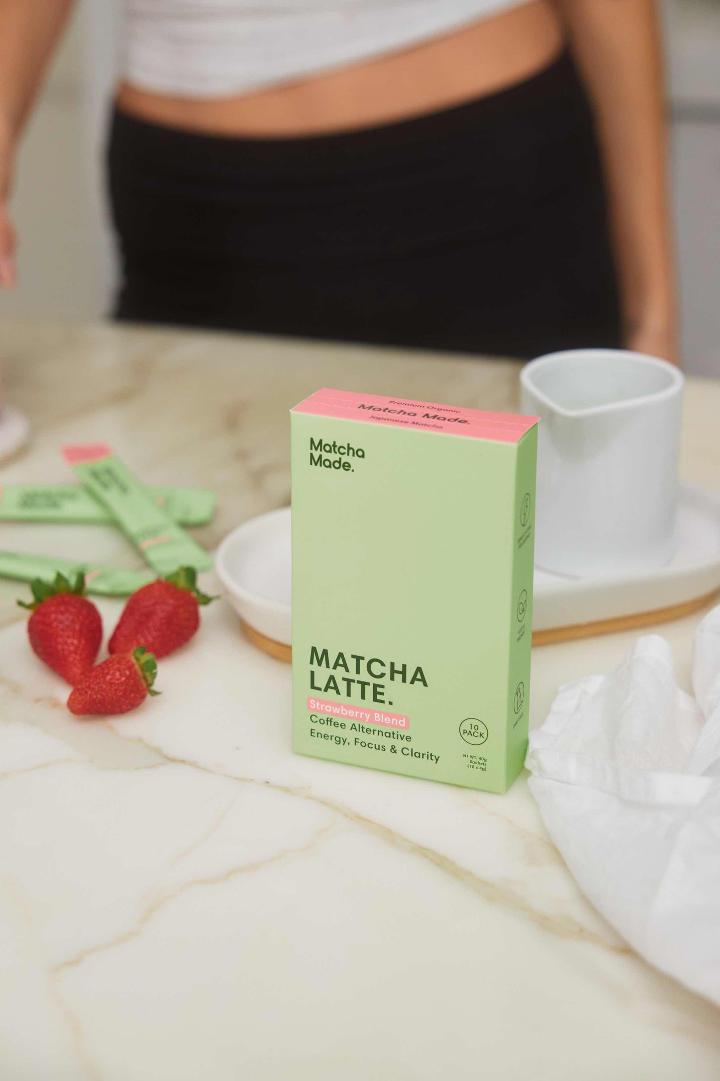 Strawberry Matcha Latté 20pk (10 Pack x 2)